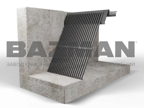 Решетка с ручной очисткой