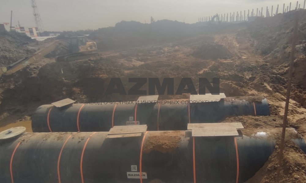 Ливневые очистные сооружения 220 л/сек Объект Складской комплекс ИНСИТИ Дурыкино Московская область